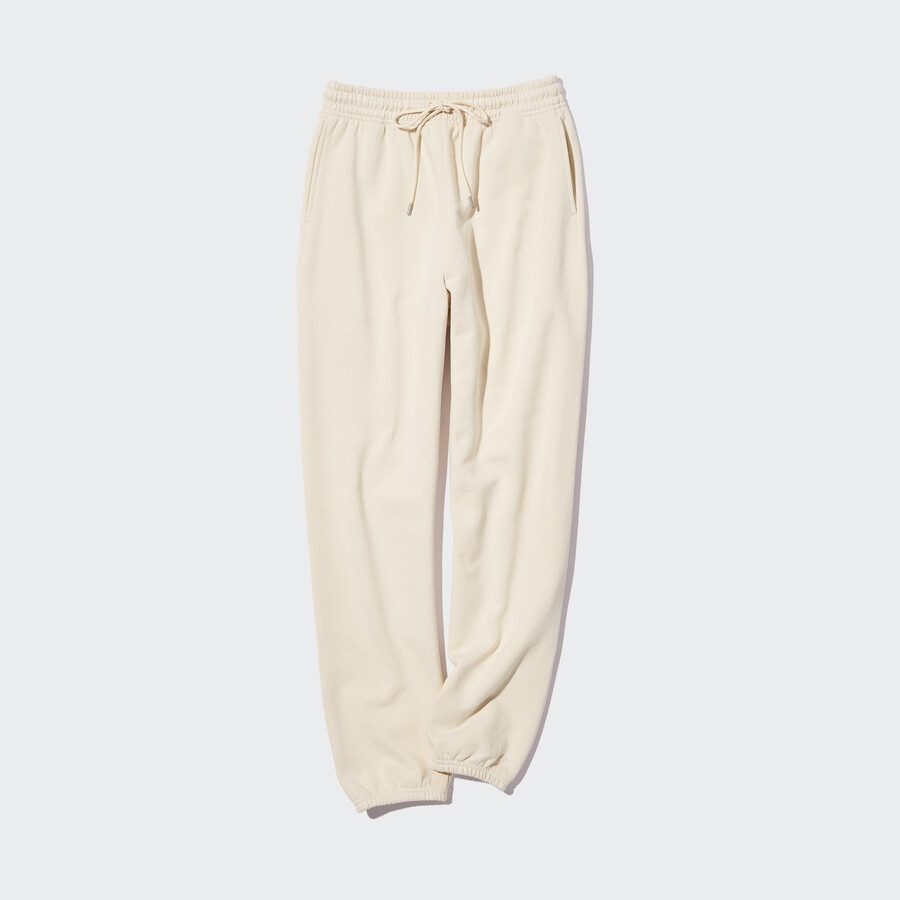 pantaloni da jogging uniqlo bianchi da donna
