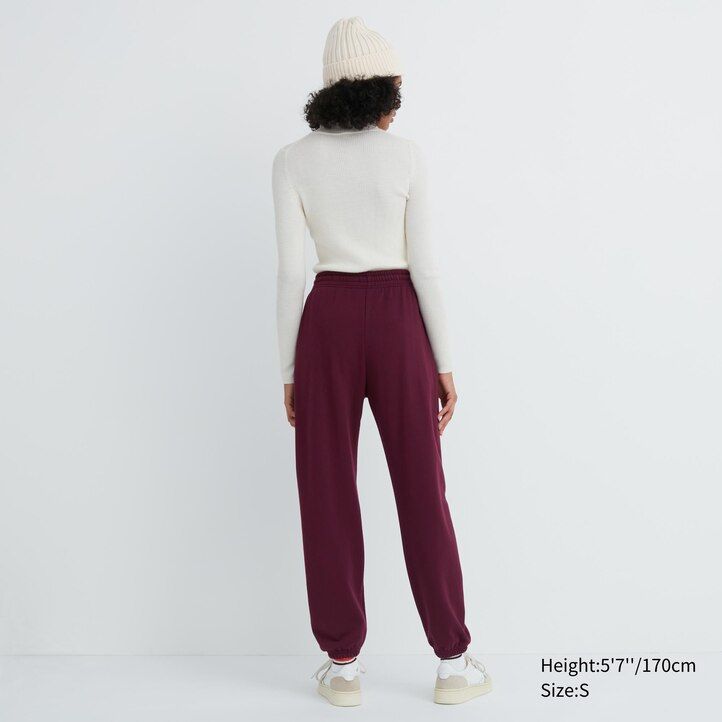 pantaloni da jogging uniqlo bianchi da donna