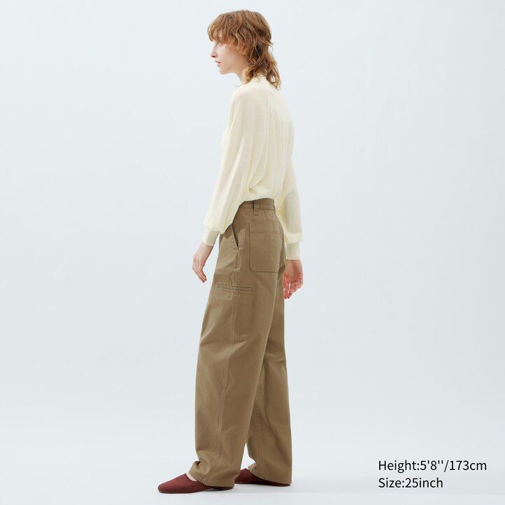 top chino uniqlo da donna neri