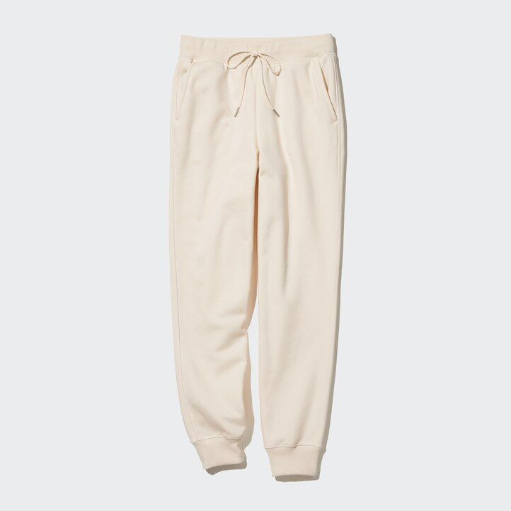 top da donna uniqlo heattech con fodera in pile bianco