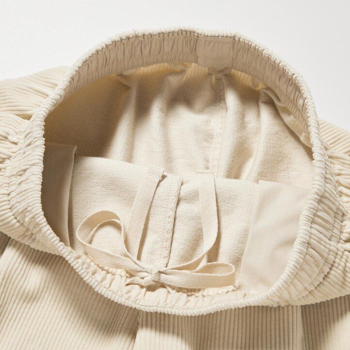top da donna uniqlo in velluto a coste marrone vestibilità rilassata lunghezza alla caviglia