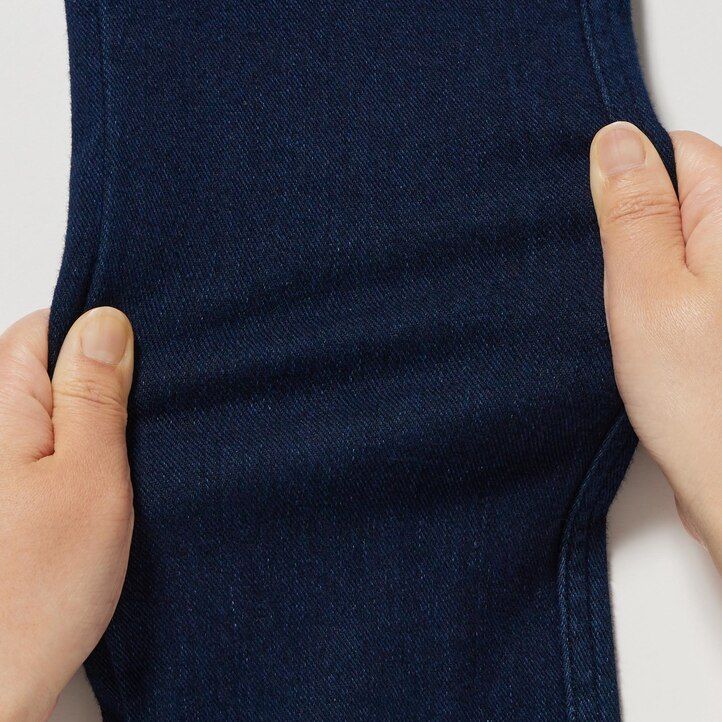 top da donna uniqlo ultra stretch a vita alta e cropped blu