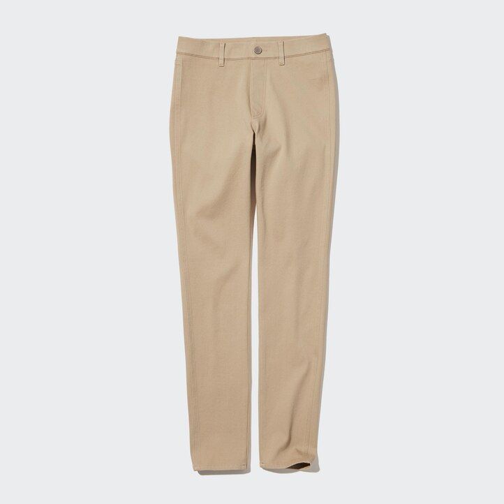 top da donna beige uniqlo ultra stretch