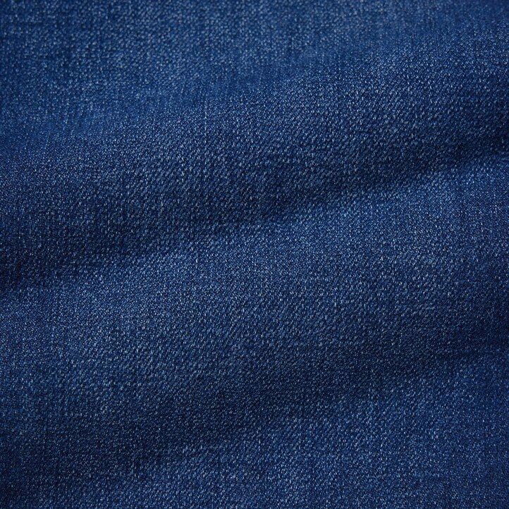 top in denim ultra elasticizzato uniqlo da donna blu