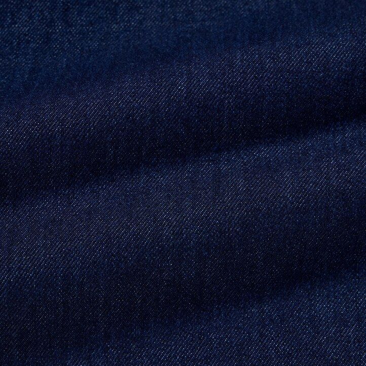 top in denim ultra elasticizzato uniqlo da donna blu