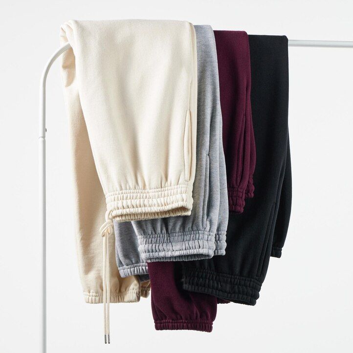 uniqlo joggers top da donna grigio