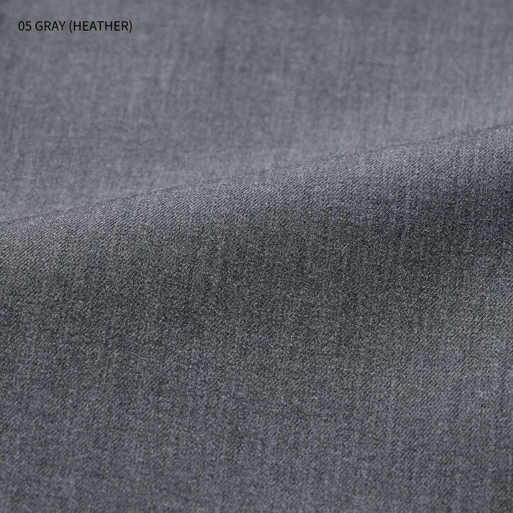 top a gamba larga plissettati uniqlo da donna grigio